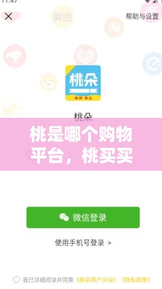 桃是哪个购物平台，桃买买消费额度怎么套