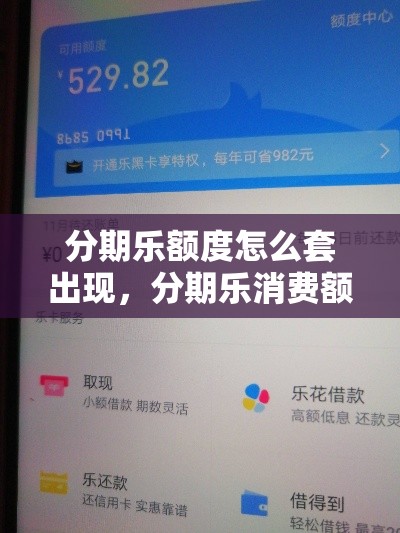 分期乐额度怎么套出现,分期乐消费额度套出来