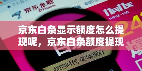 京东白条显示额度怎么提现呢，京东白条额度提现商家