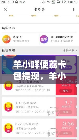 羊小咩便荔卡包提现，羊小咩便荔卡包提现在哪找lg安诚小铺qa助富掌柜