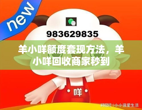 羊小咩额度套现方法，羊小咩回收商家秒到