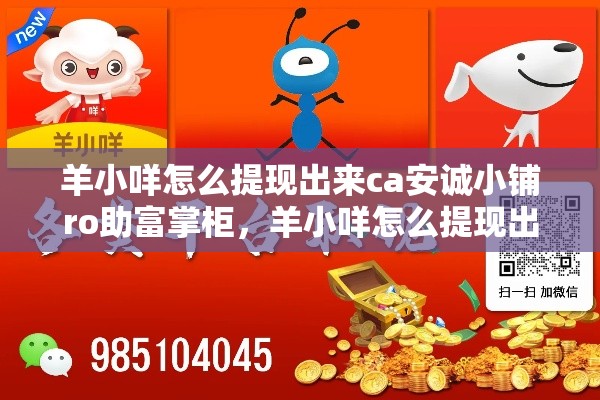 羊小咩怎么提现出来ca安诚小铺ro助富掌柜,羊小咩怎么提现出来