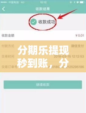 分期乐提现秒到账，分期乐提现手续费怎么算