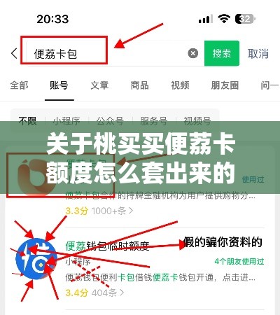 关于桃买买便荔卡额度怎么套出来的信息