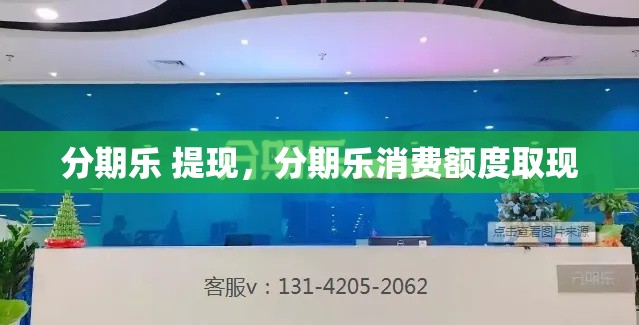 分期乐 提现,分期乐消费额度取现